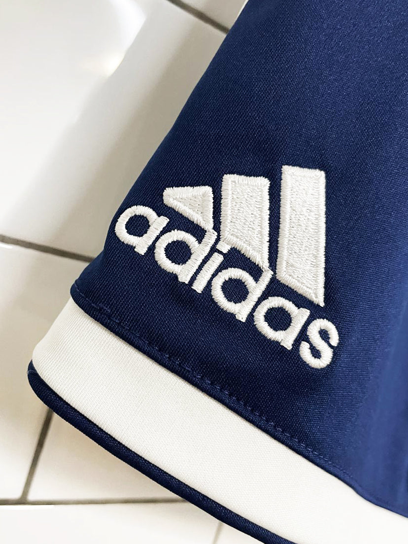 adidas three stripes sporty prep athletic shorts