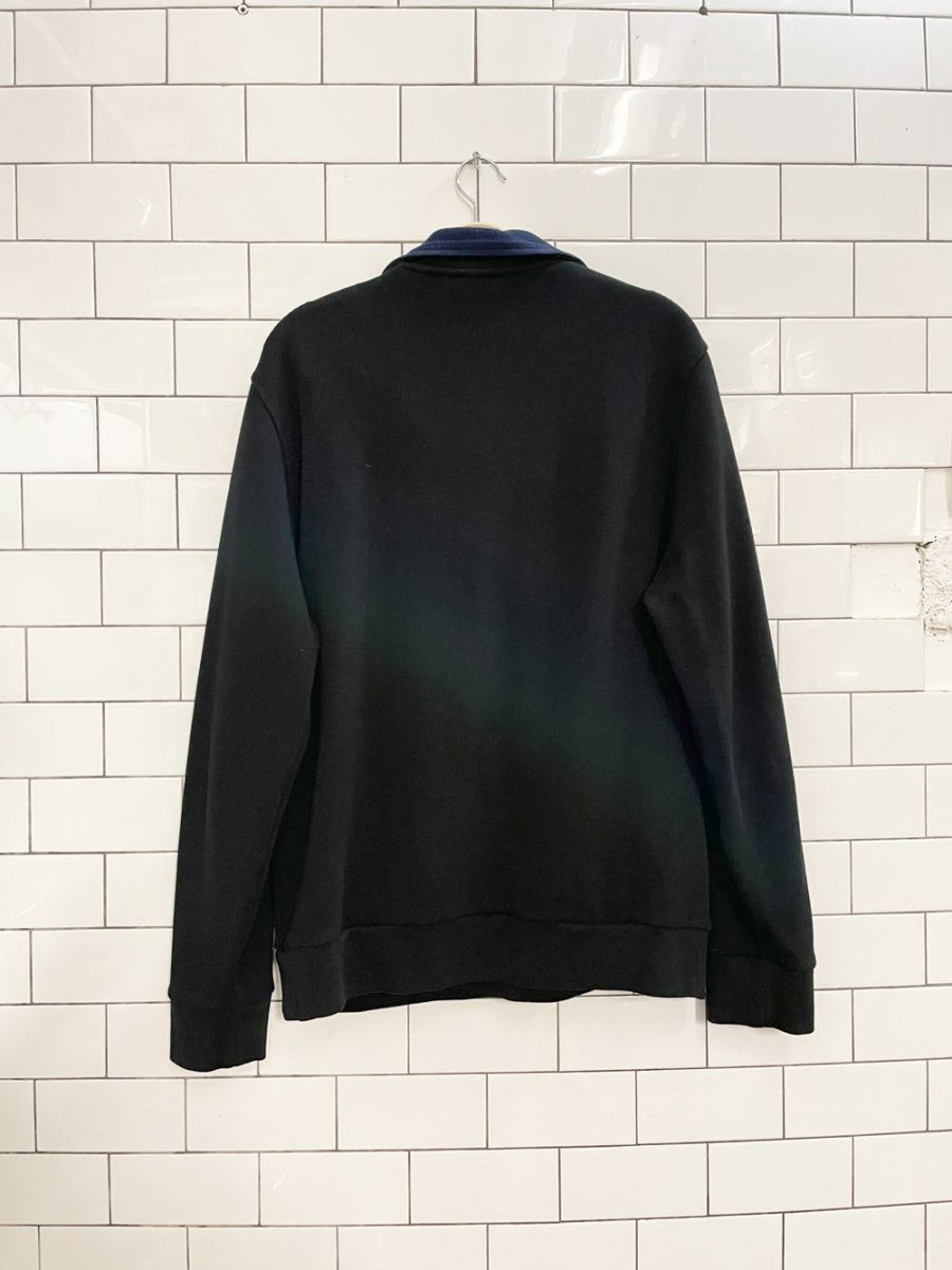 lacoste long sleeve side pocket polo sweater - good market thrift store