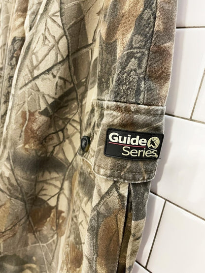 guide series camo cargo parachute pants - good market thrift store