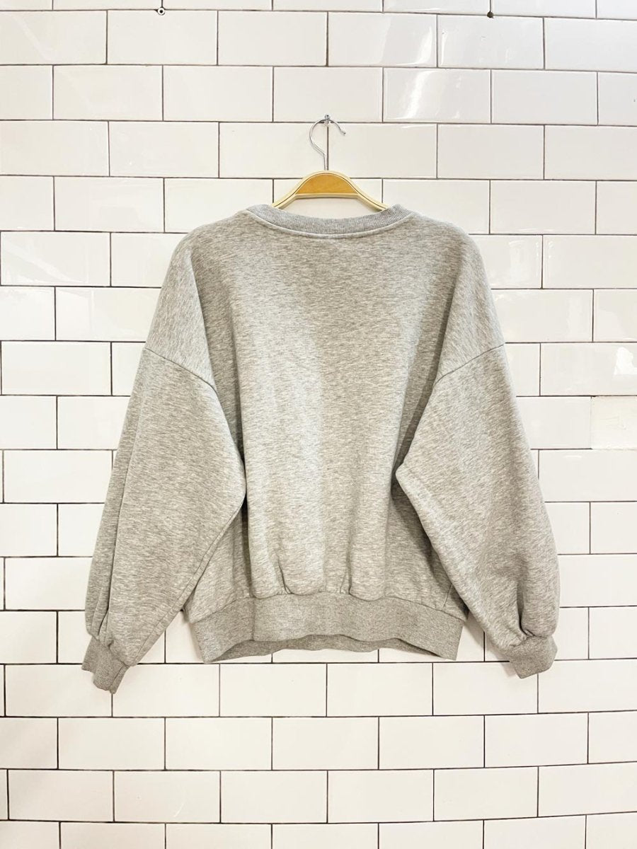 h&m x yale oversized varsity sweatshirt - good market thrift store