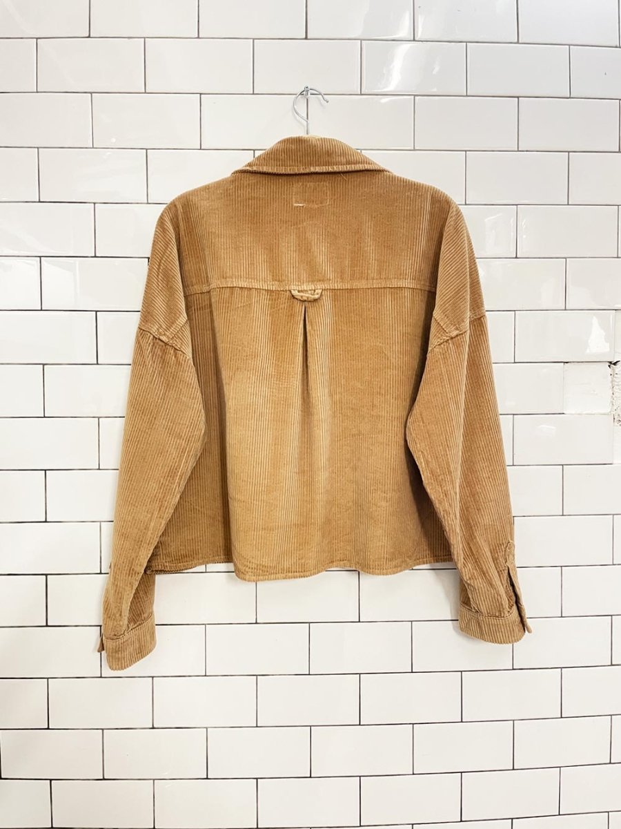 american eagle chunky cord crop shirt - good market thrift store