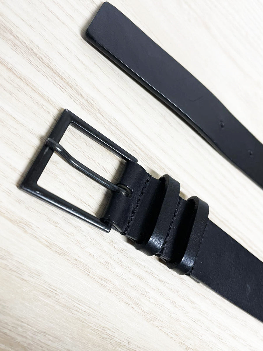 cos minimal leather belt | made in italy