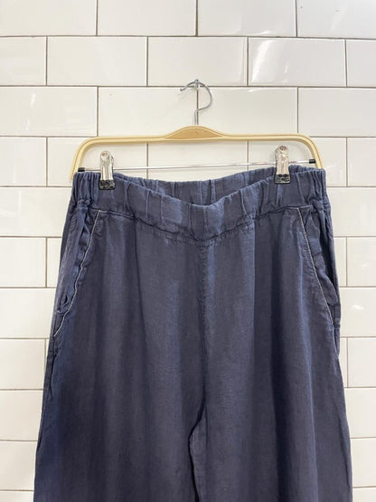 spanner 100% linen balloon leg pants - good market thrift store