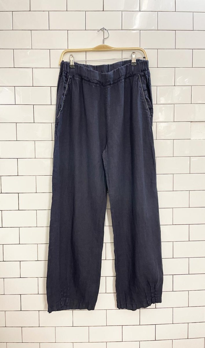 spanner 100% linen balloon leg pants - good market thrift store