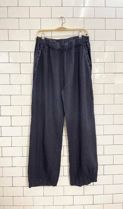 spanner 100% linen balloon leg pants - good market thrift store