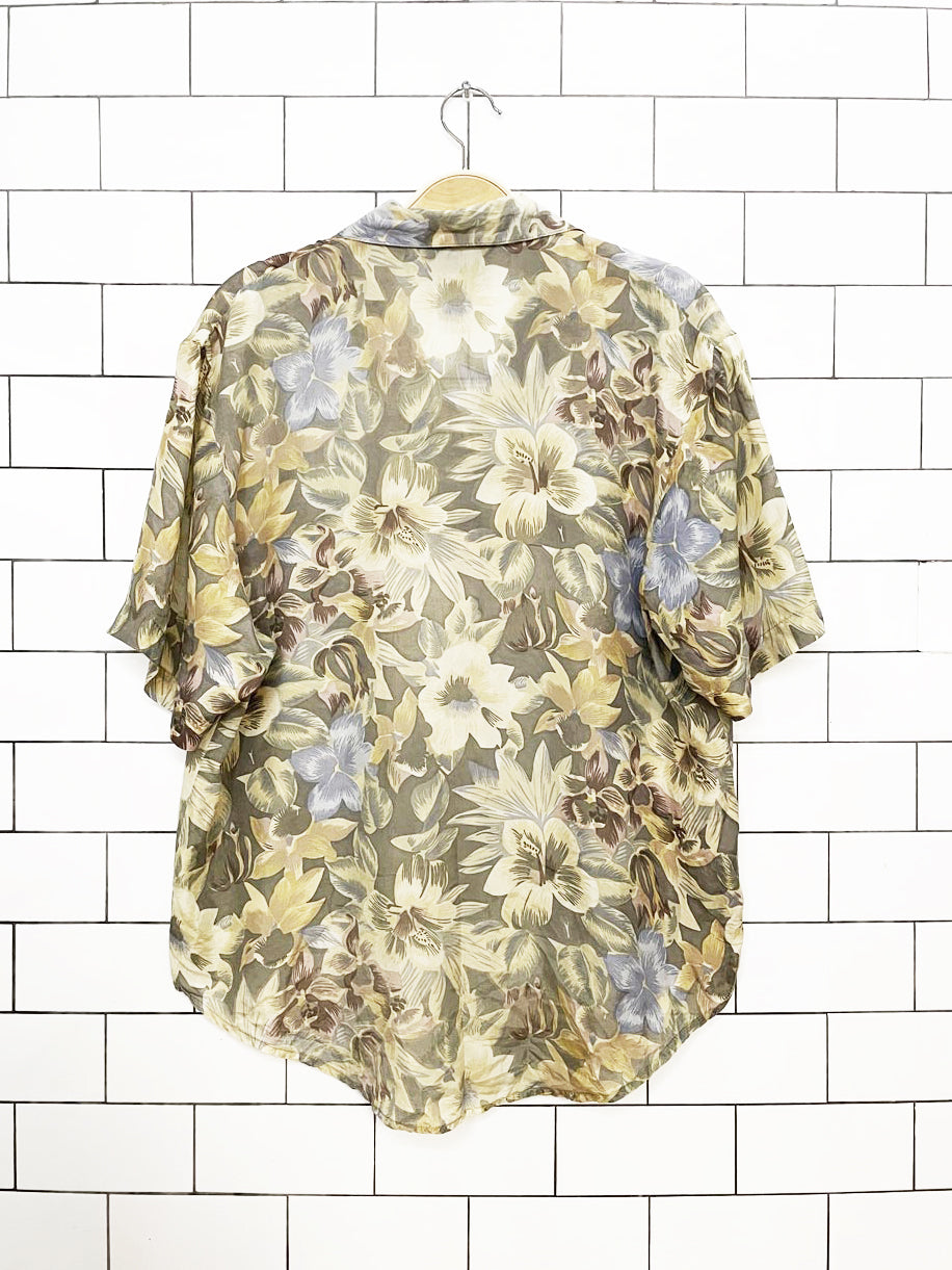 x2 vintage sophisticates 100% silk resort shirt + shorts set | jonathon martin