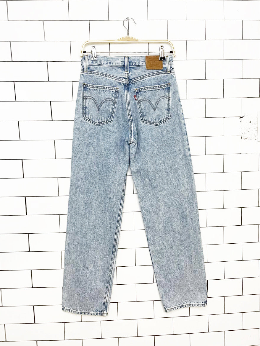 levi's straight leg dad jeans | charlie boy wash