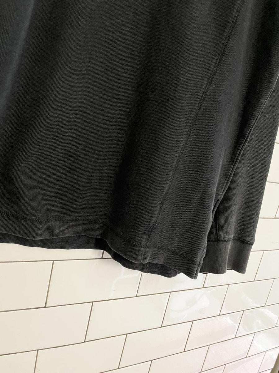 y2k tommy hilfiger v - neck ribbed long sleeve top - good market thrift store