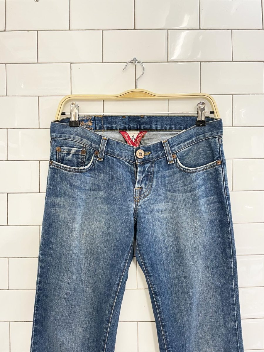 y2k lucky brand low rise flare leg jeans - good market thrift store