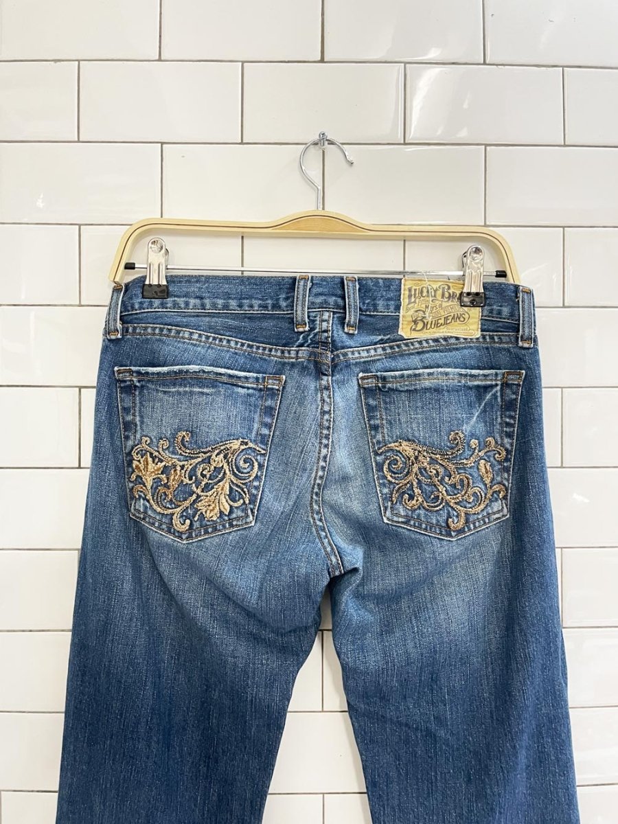 y2k lucky brand low rise flare leg jeans - good market thrift store