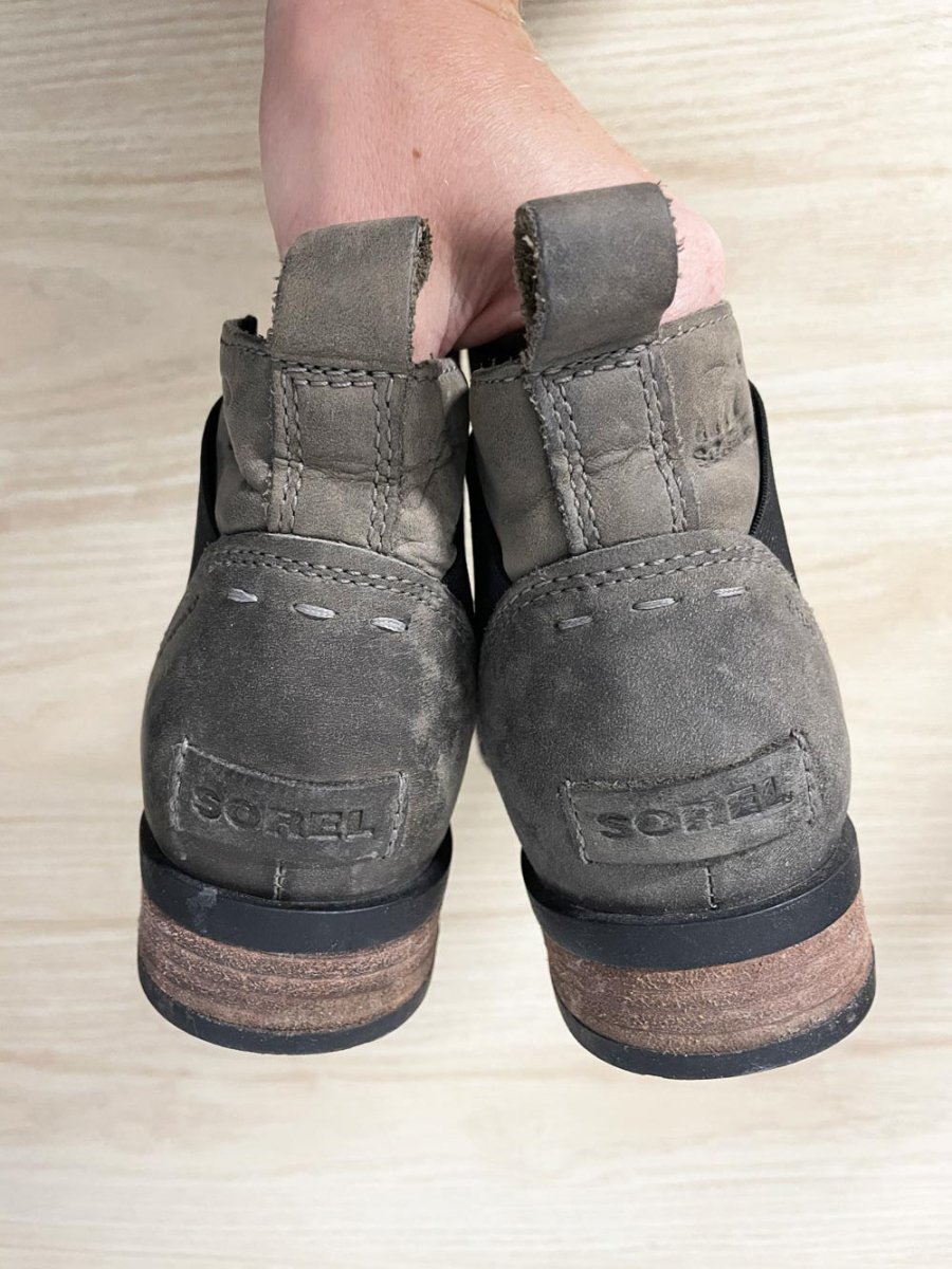 sorel emelie leather chelsea boot - good market thrift store