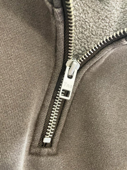 tna cozy fleece perfect 1/4 zip cropped sweatshirt | artizia - good market thrift store