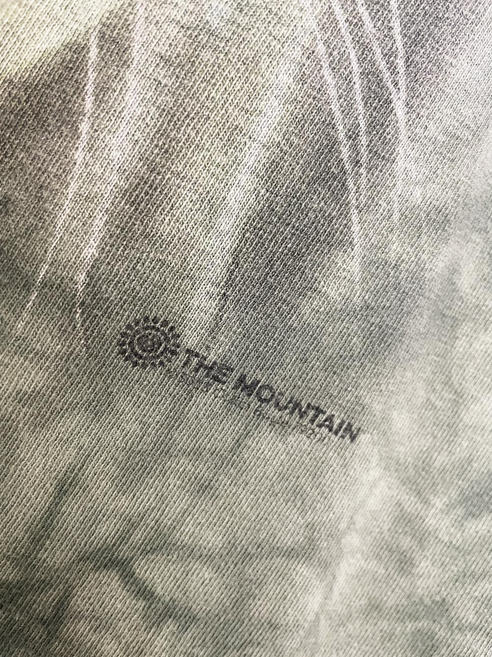 vintage 00s the mountain jaguar jungle tie dye tee