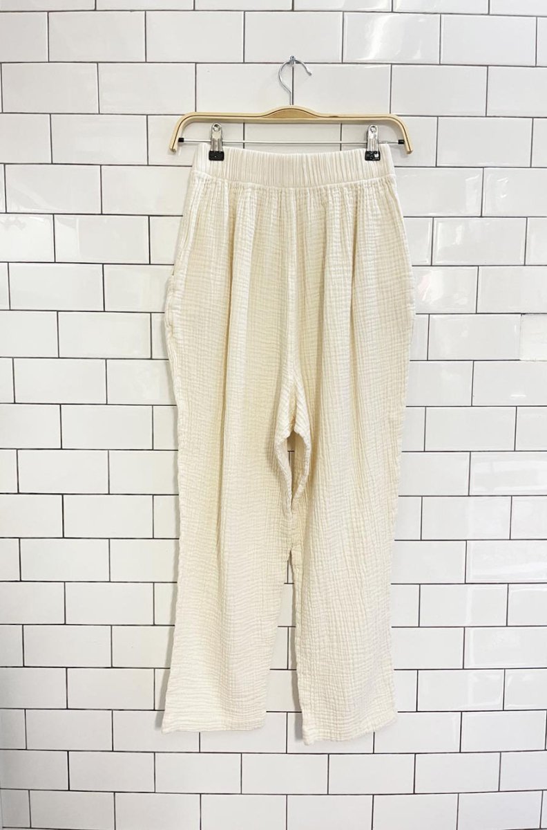 pokoloko ikikiz turkish gauze cotton pants - good market thrift store