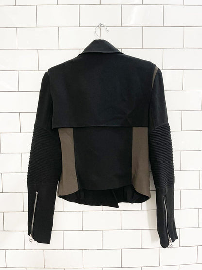 wilfred montesson crepe moto jacket | aritzia - good market thrift store