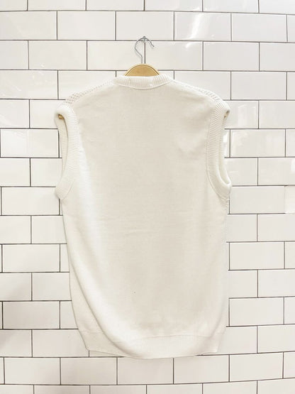 vintage kapil waffle knit sweater vest - good market thrift store