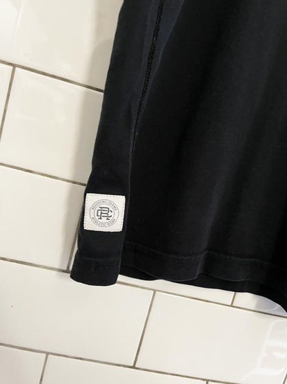 reigning champ 1/4 button relaxed tee - good market thrift store