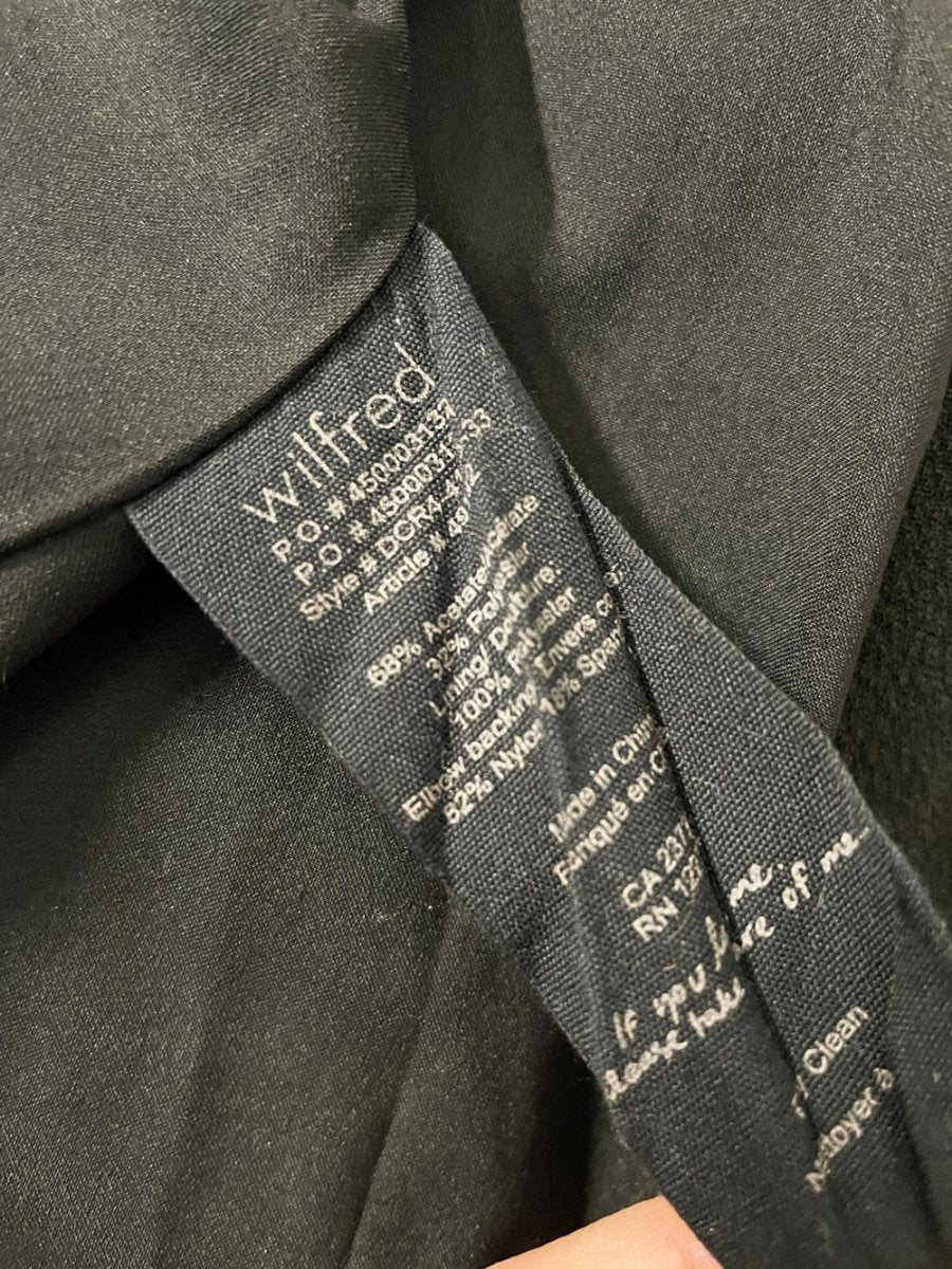 wilfred montesson crepe moto jacket | aritzia - good market thrift store