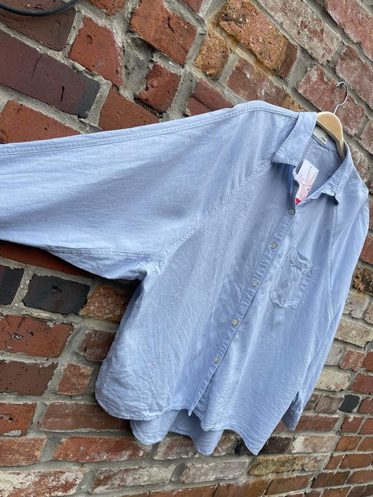 wilfred free boyfriend linen blend shirt