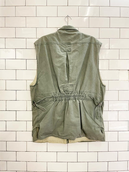 vintage woolrich utility hunting fishing vest - good market thrift store