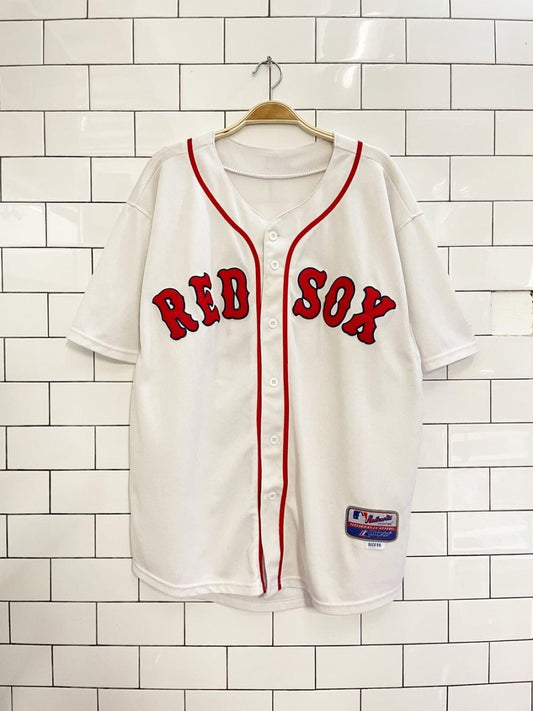 majestic x red sox 11 home jersey - good market thrift store