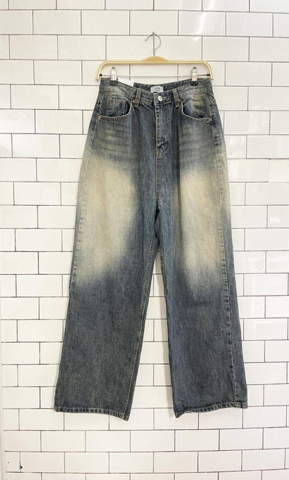nwt JJIM korean baggy leg jeans - good market thrift store
