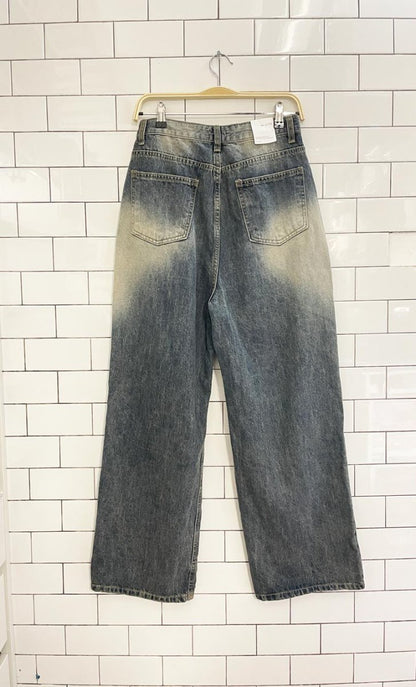 nwt JJIM korean baggy leg jeans - good market thrift store