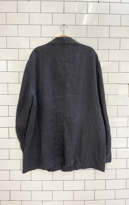 nwt joseph abboud 100% linen summer jacket - good market thrift store