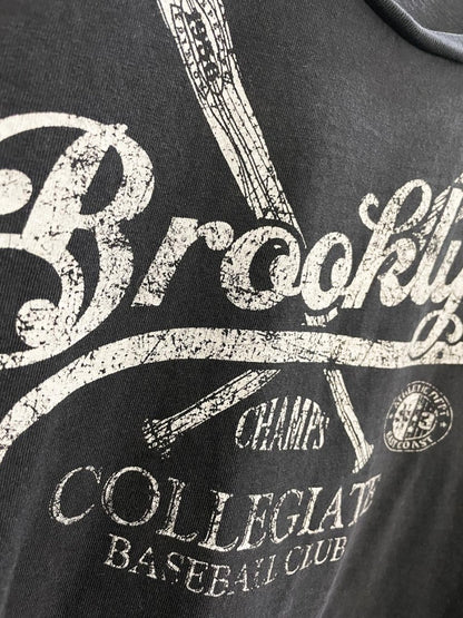 garage brooklyn baseball cropped tee - good market thrift store