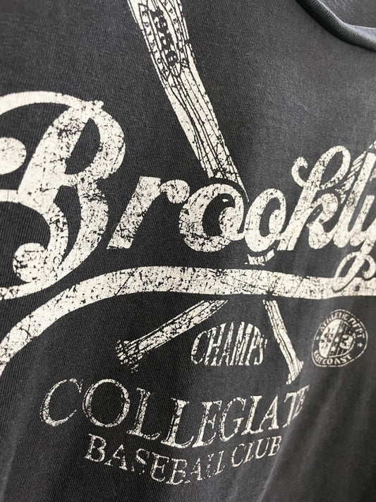 garage brooklyn baseball cropped tee - good market thrift store