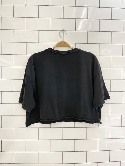garage brooklyn baseball cropped tee - good market thrift store