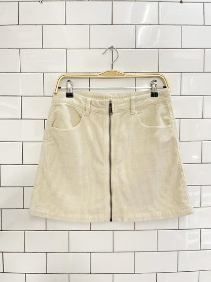 ae chuky cord full zip mini skirt - good market thrift store