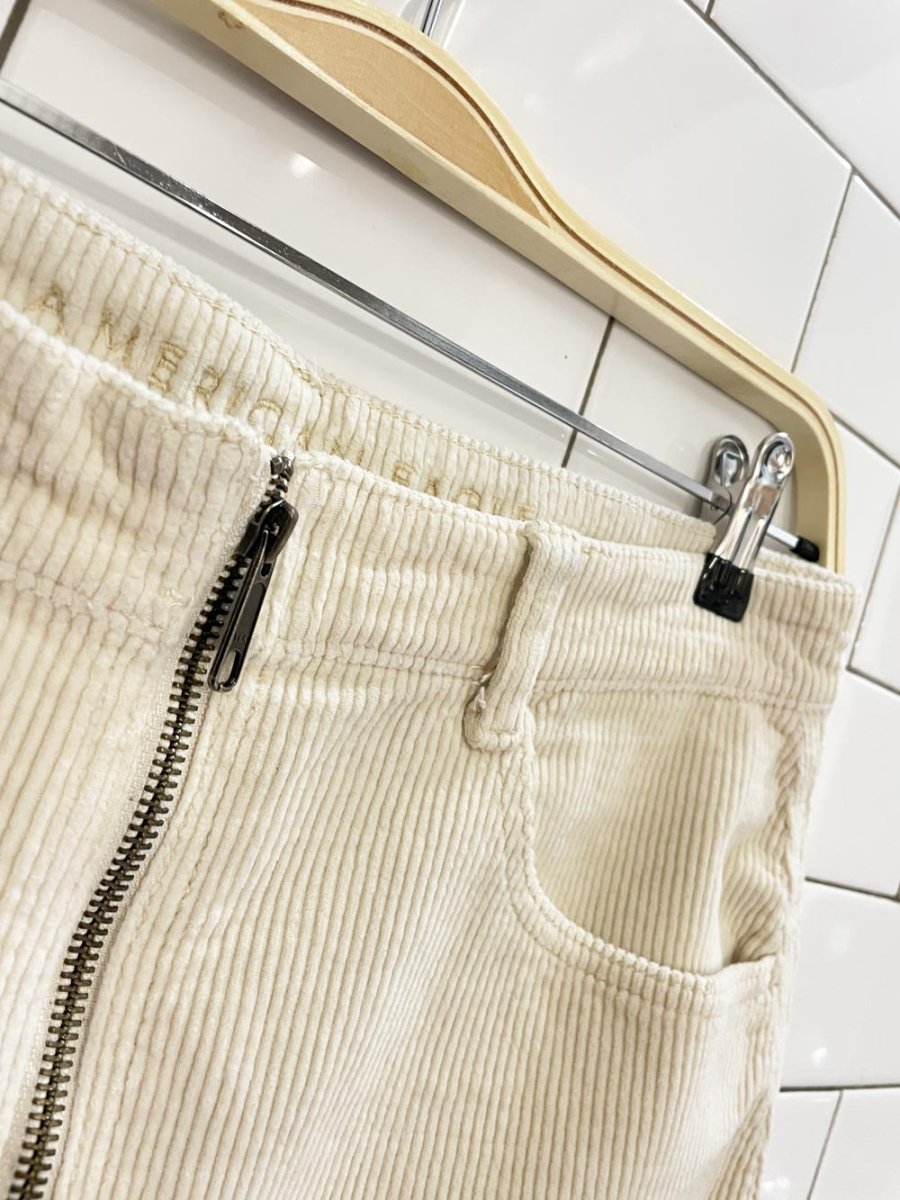 ae chuky cord full zip mini skirt - good market thrift store