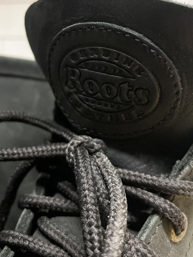 vintage roots tuff rustic leather hiking boots | made in canada