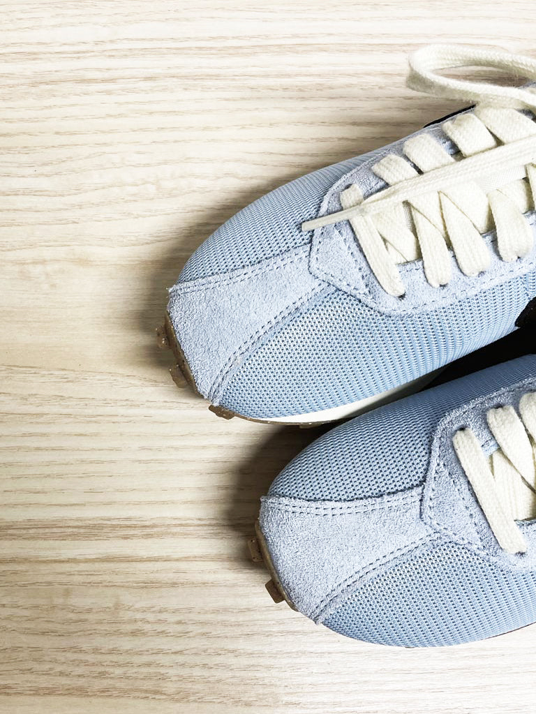 nike LD 1000 low top suede trim mesh sneakers