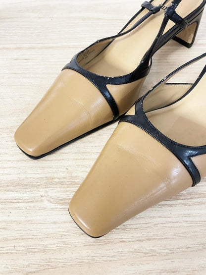 vintage 00s impo square toe slingback heel - good market thrift store