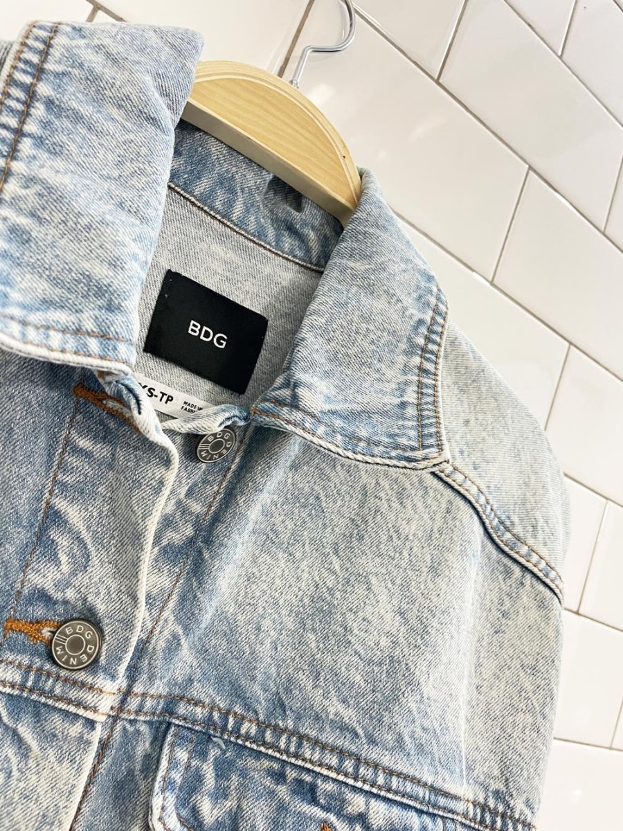 UO bdg denim trucker jacket | urban outfitters - good market thrift store