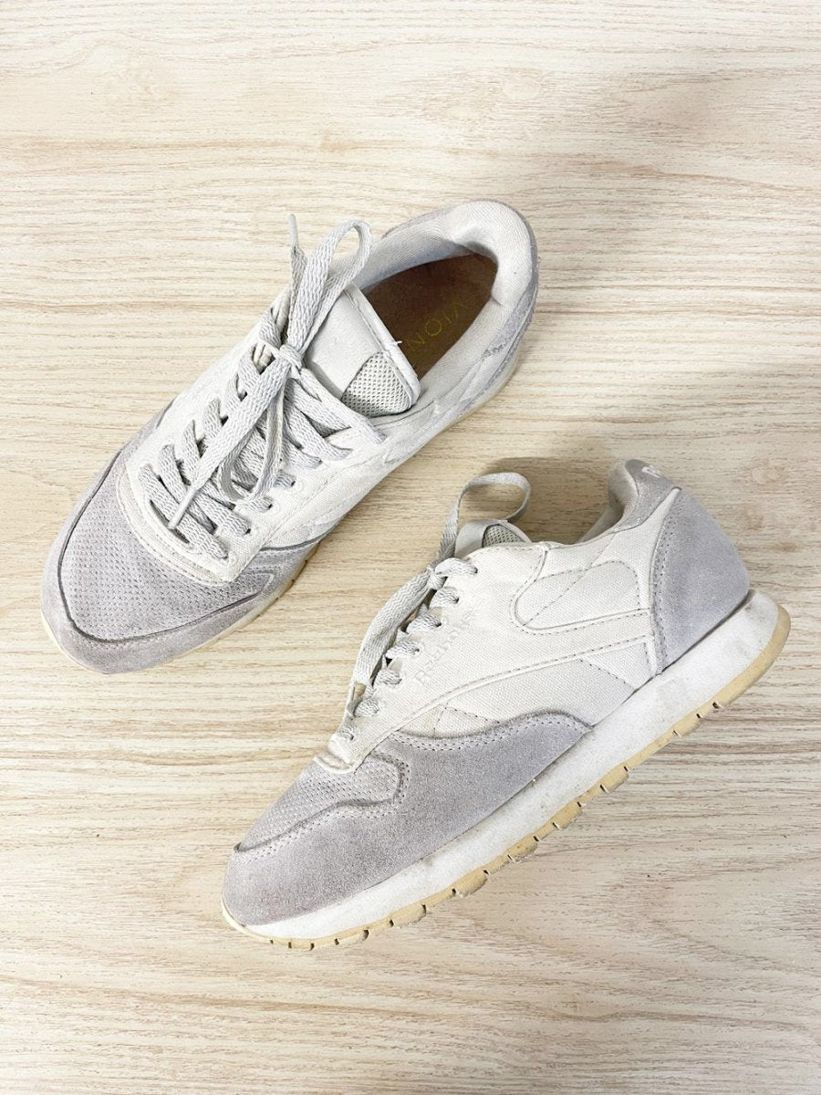 reebok classic suede trim minimal sneaker - good market thrift store