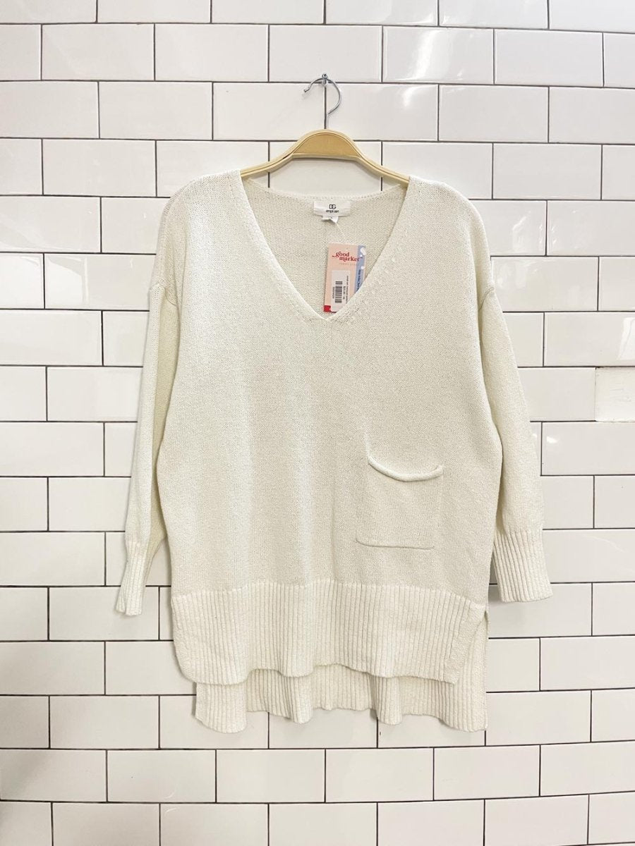 simpli zen oversized pocket sweater - good market thrift store