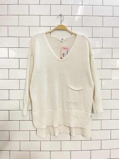simpli zen oversized pocket sweater - good market thrift store