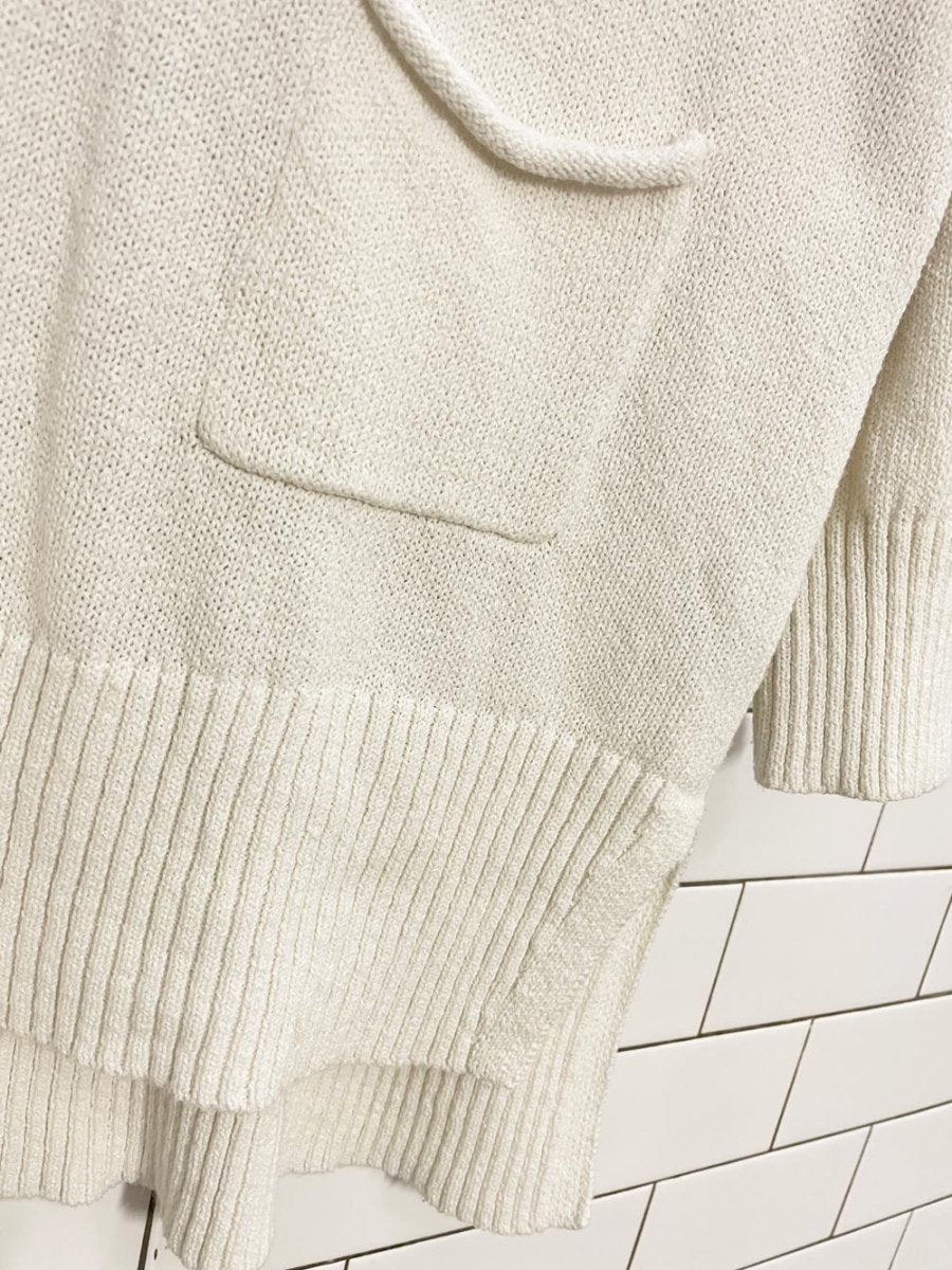 simpli zen oversized pocket sweater - good market thrift store