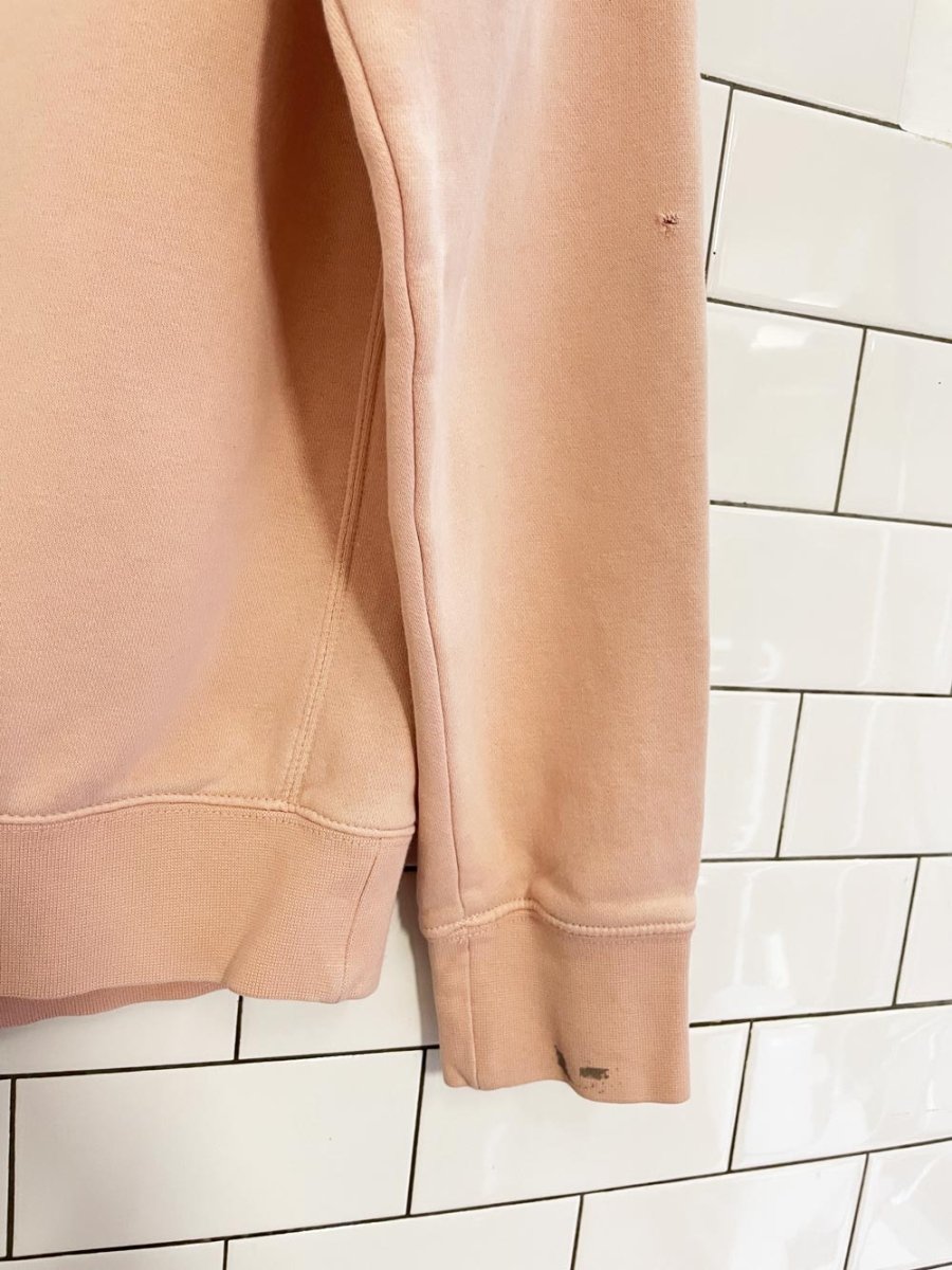 nike club peach pullover minimal hoodie - good market thrift store
