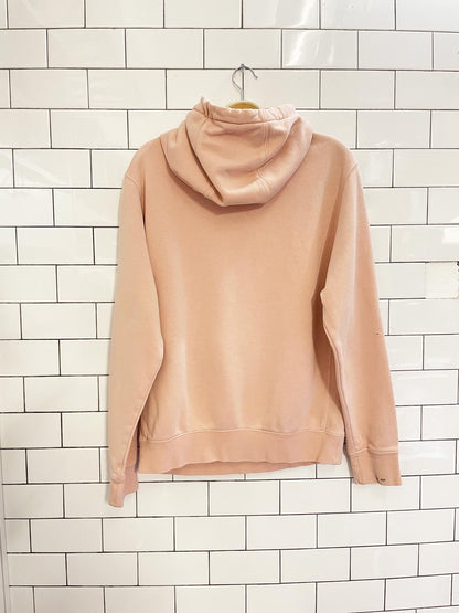 nike club peach pullover minimal hoodie - good market thrift store