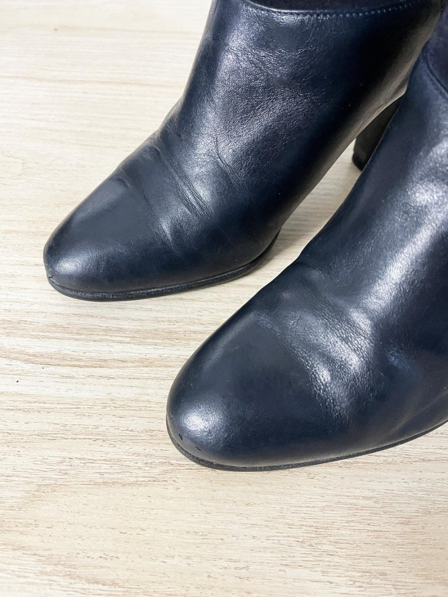 vintage 80s pertti palmroth lace up detail suede leather heeled boots | finland - good market thrift store