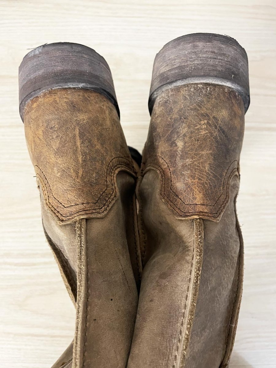 ariat rambler western leather cowboy boot - good market thrift store
