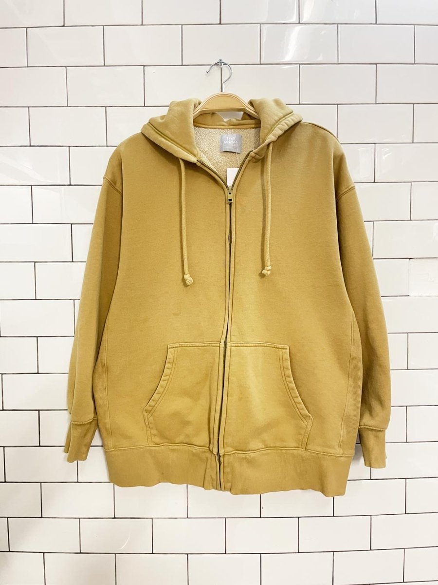 tna cozy af oversized full zip hoodie - good market thrift store