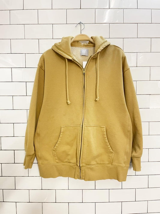 tna cozy af oversized full zip hoodie - good market thrift store