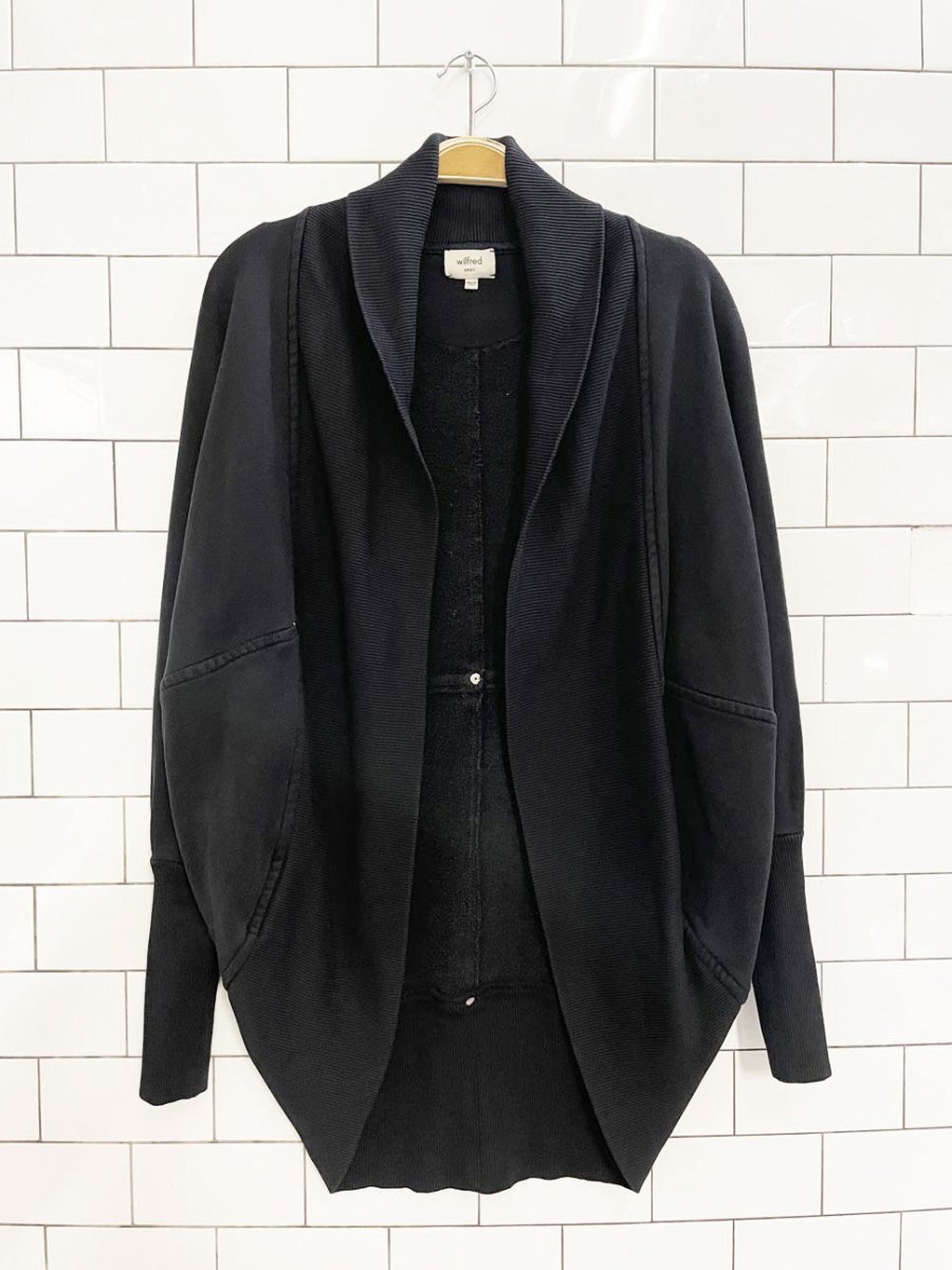 wilfred diderot sweatshirt cocoon cardigan | aritzia - good market thrift store