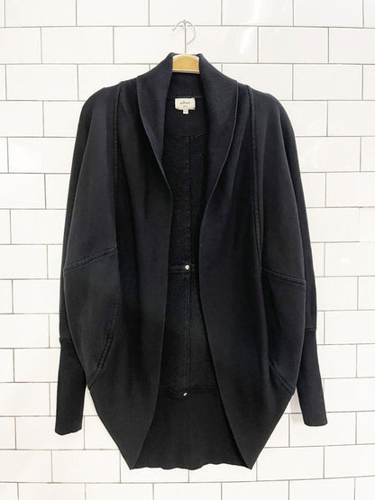 wilfred diderot sweatshirt cocoon cardigan | aritzia - good market thrift store
