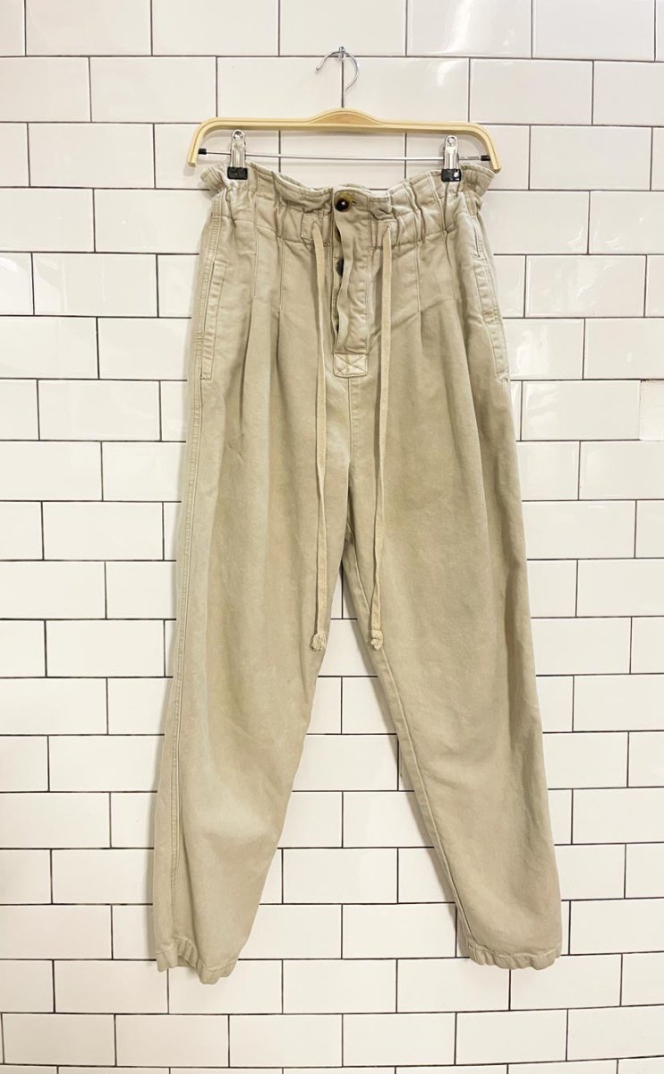 free people 2024 margate high rise pleated trouser - good market thrift store